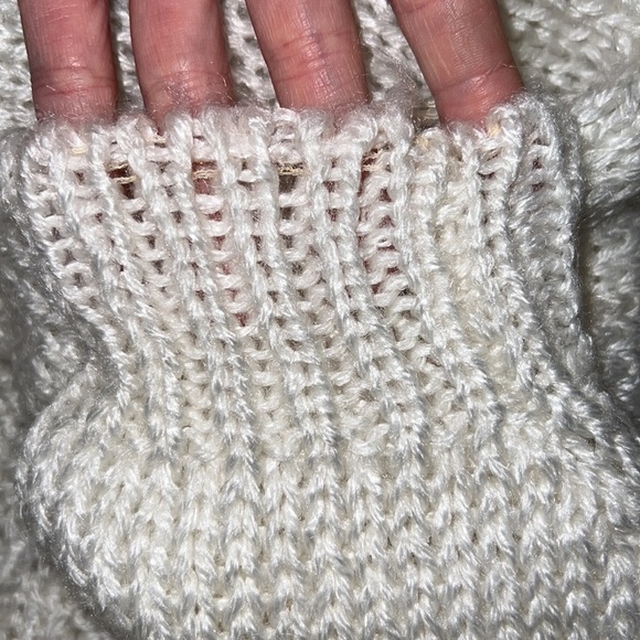 Lady Van Heusen Chunky Bobble Stitch Embroidered Floral Cottagecore Sweater VTG - Picture 7 of 17